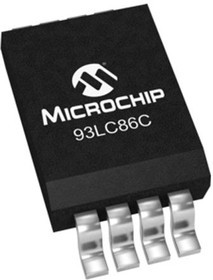 93LC86C-I/SN, EEPROM Serial-Microwire 16K-bit 2K x 8/1K x 16 3.3V/5V 8-Pin SOIC N Tube