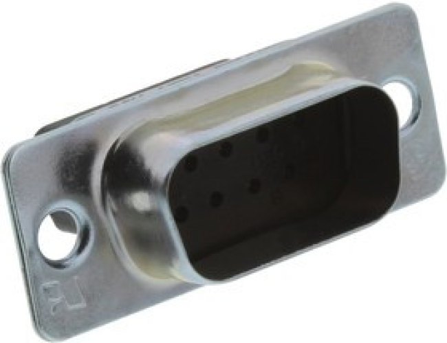 DEUH-9P-FO, D-Sub Standard Connectors 9C PLUG NO CONTACTS D*U SERIES
