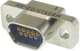 M83513/02-GC, D-Sub MIL Spec Connectors SLDRCUP/SLASH CONN SKT/MET SHLL 51CNT