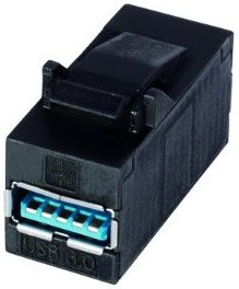 J00029A0108, Straight, Socket to Socket Type A 3.0 USB Connector