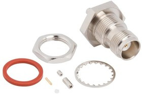 122542, RF Connectors / Coaxial Connectors TNC Bulkhead Jack 1.13mm Cable IP67 122542, RF Connectors / Coaxial Connectors TNC Bulkhead Jack 1.13mm Cable IP67