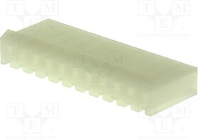 A3960H-11P-1, Вилка, провод-плата, "мама", 3,96мм, PIN: 11, без контактов, 250В, 7А