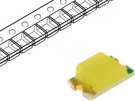 WW-WIS170TS-N, Светодиод, SMD, 0805, белый, 500-845мкд, 120°, 20мА, 2,8-3,6В