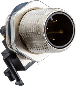 UA-30PMFL-SC7B30, Horizontal, Front Mount, Plug Type A 3.0 IP67 USB Connector