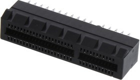 10039755-10001TLF, CARD EDGE CONN, DUAL SIDE, 64 POS, THT