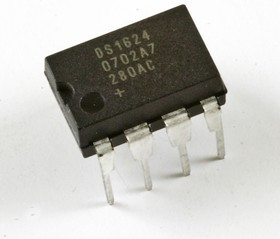 DS1624+, Термометр, 0.03С, I2C, Com, DIP8