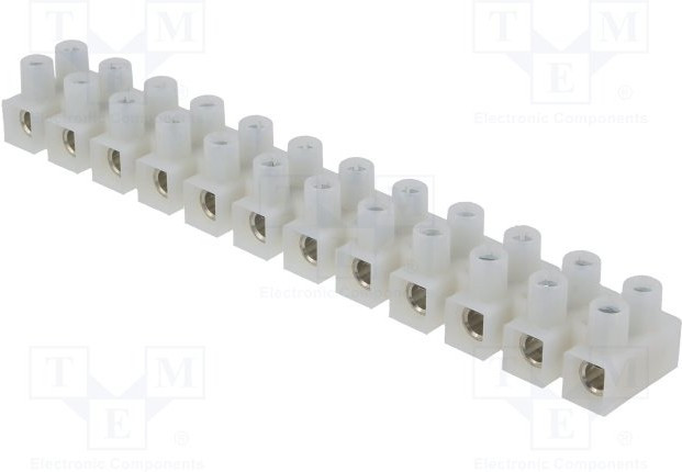 EKL3E/12/DS, Клеммник, зажим под винт, 6-10мм2, 450В, Кол-во полюс: 12