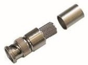 EZ-400-BM-X, RF Connectors / Coaxial Connectors BNC-Male (plug) crimp connector, non-solder pin, no braid trim EZ-400-BM-X, RF Connectors / Coaxial Connectors BNC-Male (plug) crimp connector, non-solder pin, no braid trim