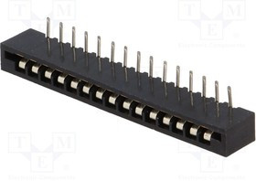 DS1020-15RT1D, угловое гнездо под сверхпл кабель на плату / FB-15R (DS1020-15RT1D)