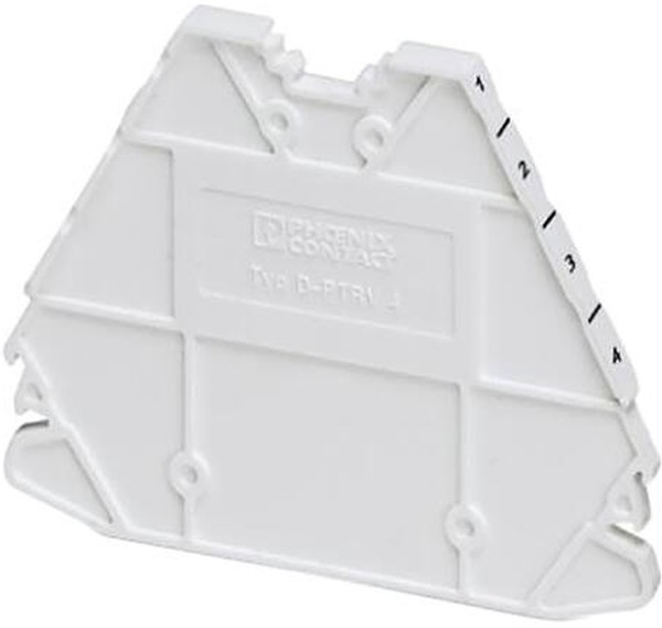 3270152, DIN Rail Terminal Blocks D-PTRV 4 WH 1-4