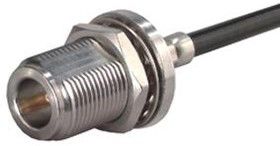 24"N-50-3-12/133"NE, Разъем РЧ / Коаксиальный, N Коаксиальный, Прямое Гнездо с Гайкой, Обжимной, 50 Ом