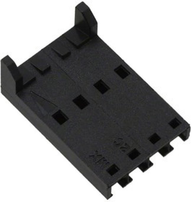 50579504, 70066 Female Crimp Connector Housing, 2.54mm Pitch, 4 Way, 1 Row 50579504, 70066 Female Crimp Connector Housing, 2.54mm Pitch, 4 Way, 1 Row