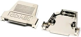 165X17629X, D-Sub Backshells DSUB 9-50POS SDE ENTRY METAL HOOD