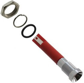 Q8R1CXXR220E, LED Indicator, Solder Lug / Faston 2.8 x 0.8 mm, Fixed, Red, AC, 220V