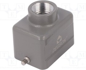 D6B-TE-2G-PG16, Корпус для разъемов HDC, -40-125°C, Корп размер D6B, UL94V-0