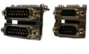 189-009-513R571, D-Sub Dualport Connectors 9P FEMALE/FEMALE .625" SPACING