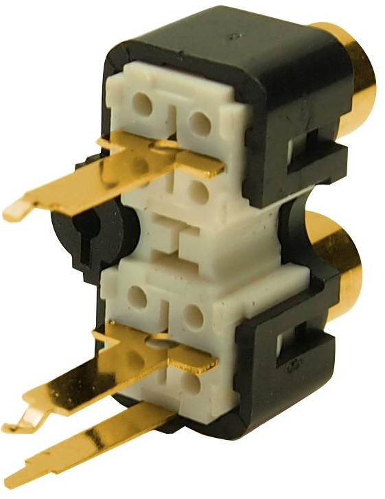 FW6192, Dual V Phono , Socket, Straight