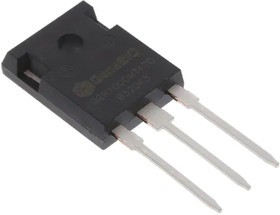 G2R1000MT17D, Транзистор: N-MOSFET; SiC; полевой; 1,7кВ; 4А; Idm: 8А; 53Вт; TO247-3 G2R1000MT17D, Транзистор: N-MOSFET; SiC; полевой; 1,7кВ; 4А; Idm: 8А; 53Вт; TO247-3