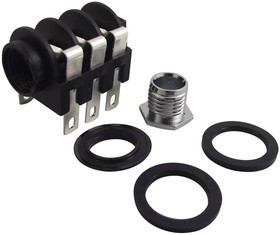 NMJ6HC-S, Phone Connectors STEREO SWITCHED JACK WITH HARDWARE