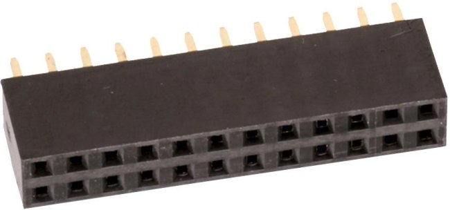 61302621821, Board to Board &amp; Mezzanine Connectors WR-PHD 2.54 mm Dual Socket Header 26P Dual Row Straight gold plating