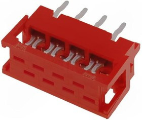 7-215570-8, 8-Way IDC Connector Plug for Through Hole Mount, 2-Row