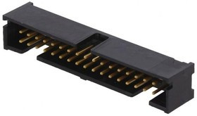 5103308-7, Гнездо, IDC, "папа", PIN: 34, прямой, THT, позолота, 2,54мм