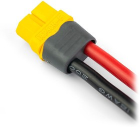 Разъем Amass XT60H-F с изолятором на проводе AWG12 15 см