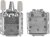 MHDPPK-M-9-K, Корпус: для разъемов D-Sub, D-Sub 9pin, D-Sub HD 15pin, прямой