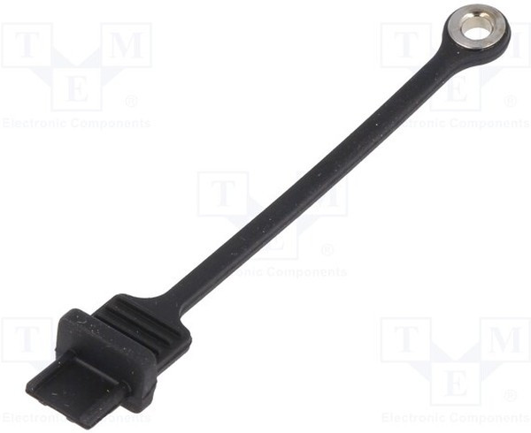 MUSB2E151015BP, Заглушка, MUSB, Применение: гнезда USB B mini, черный