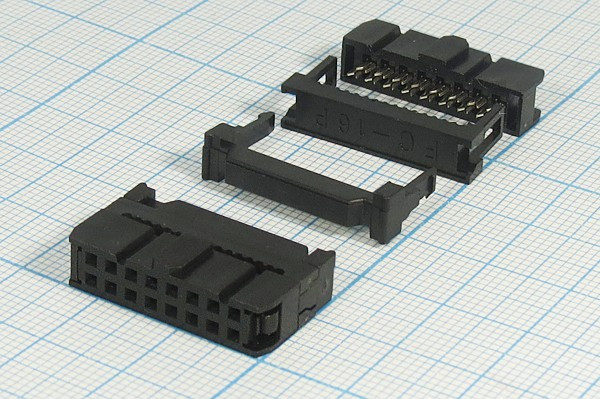 IDC-16F, Розетка на шлейф