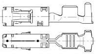 967542-2, Automotive Connectors SENS FLA-KONT 2,8