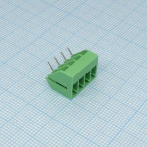 15EDGLC-3.5- 04P-14-00A(H), клеммный блок 4 контакта шаг 3.5мм