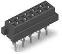 1-2178710-0, Conn Socket Strip SKT 10 POS 1.27mm Solder ST Thru-Hole T/R