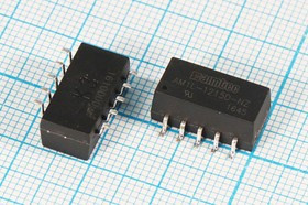 AM1L-1215D-NZ, DC/DC преобразователь, 1Вт, вход 10.8…13.2В, выход ±15В/±33мА; конст ИП\Преобразовате
