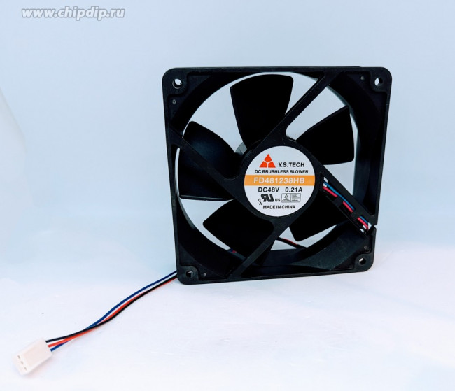 Вентилятор Y.S. TECH FD481238HB 120x38мм 48V 10.08W 0.21A OEM