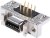 10214-5212PL, Разъем D Sub, угловой, Mini D (Ribbon Connector), Гнездо, Серия 102, 14 контакт(-ов), Пайка