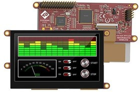 uLCD-43DCT, Display Modules 4.3" Intell LCD Mod w/ Capacitive Tch
