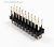 DS1021-2X10SF11-B, (PLD-20), PLD разъем, вилка на плату двухрядная прямая 20pin(2x10), шаг 2.54мм