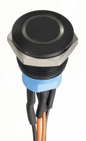 AV9002F1020270K, Push Button Switch, Momentary, Panel Mount, 19.2mm Cutout, DPDT, 30V dc, IP67