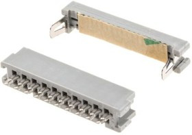 3421-6000, 20-Way IDC Connector Socket for Cable Mount, 2-Row