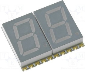 KCDC04-102, Дисплей: LED, 7-сегментный, 10,16мм, 0,4", II.зн: 2, зеленый, катод KCDC04-102, Дисплей: LED, 7-сегментный, 10,16мм, 0,4", II.зн: 2, зеленый, катод