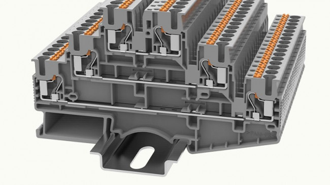 DS2.5-3L-01P-11-00AH, 3-уровн. клемма, 2,5 мм2, серая, L/L/L