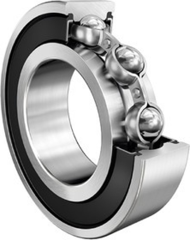 S6306-2RSR-HLC Single Row Deep Groove Ball Bearing- Both Sides Sealed 30mm I.D, 72mm O.D