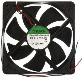 EEC0252B3-A99, Вентилятор: DC, осевой, 24ВDC, 120x120x25мм, 127,42м3/ч, 34дБА
