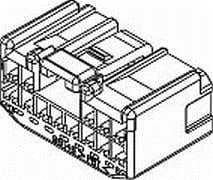 15326187, Automotive Connectors CONN 13 F 090 II GRA