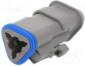 PX0108S03GY, Автомобильный разъем, PX0 Series, Прямой Штекер, 3 контакт(-ов)