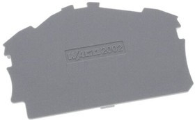 2002-6391, END AND INTERMEDIATE PLATE, RAIL, GRAY
