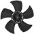 A6D630-AN01-01, AC Fans AC Axial Fan, 630x630x209mm, 400VAC, 600W, 890RPM, 2x Lead Wires