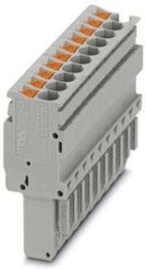 3209950, 44326, PP-H 2 Series Grey Combi Plug, 4mm², Push In Termination