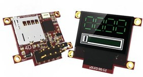 UOLED-96-G2, Дисплей OLED, графический, 0,96", 96x64, Размер окна 20,1x13,4мм